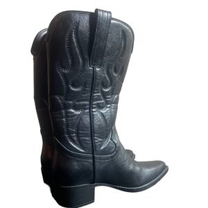 Arromic Cowboy Boots for Women Wide Calf Western Cowgirl Boots Square Toe Mid Ca